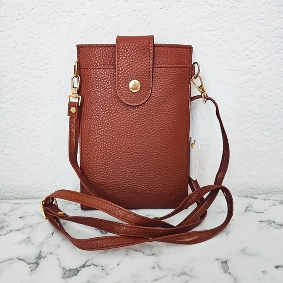 Styline Handbags - Styline Smartphone Pouch Color Mahogany  Smartphone Shoulder Smartphone Pouch